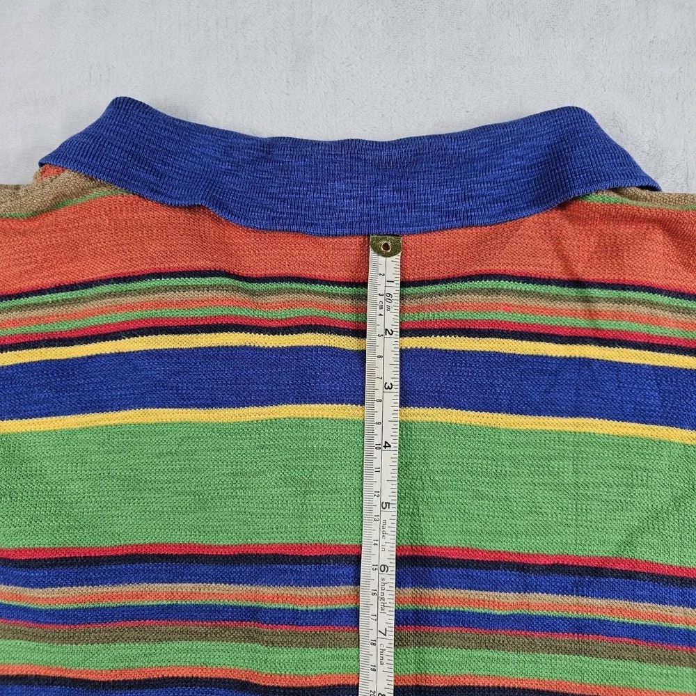 Polo Ralph Lauren Shirt Mens 5XB Big & Tall Multicolored Striped Colorful Serape